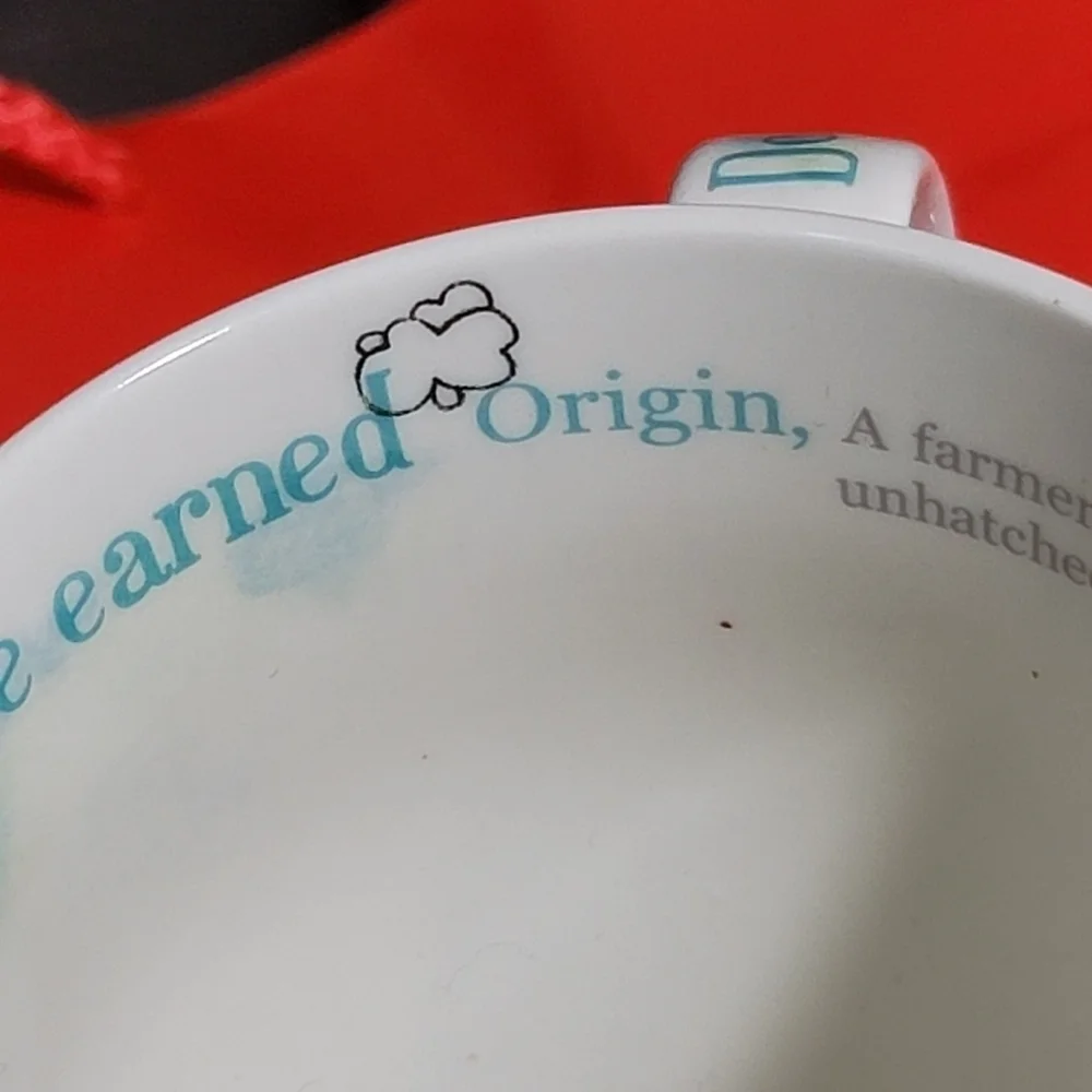 PAUL Cardew METAPHORICALLY SPEAKING new bone latte / coffee mug dog chickies